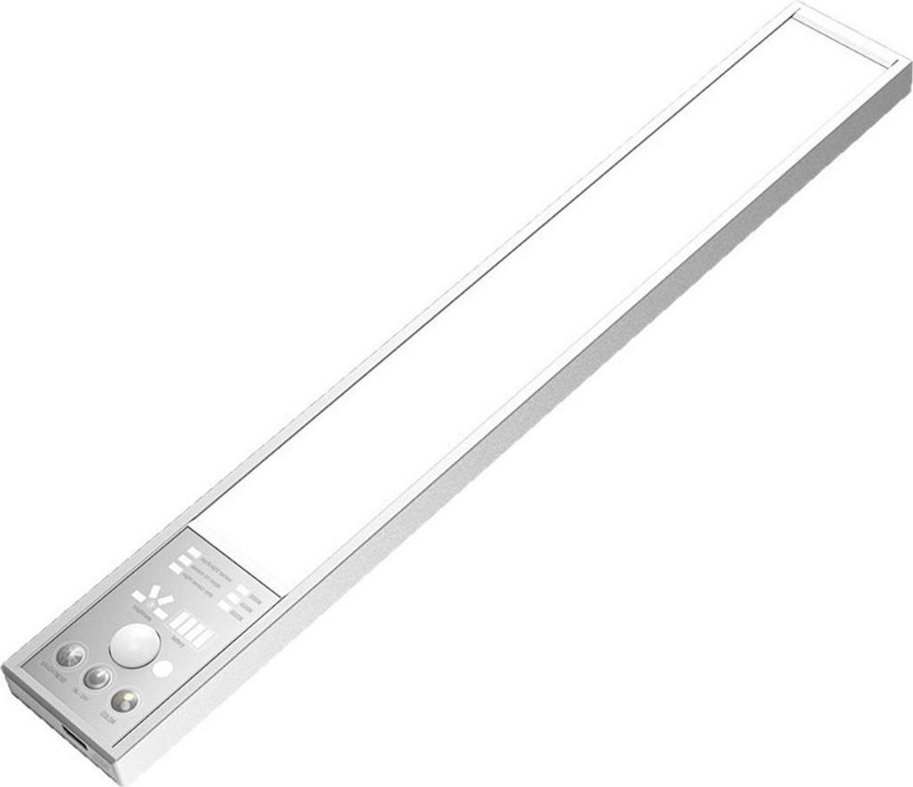 INF Smart LED Bewegungsmelder Schrankleuchte - Magnetisch, Aufladbar, Dimmbar 40 cm