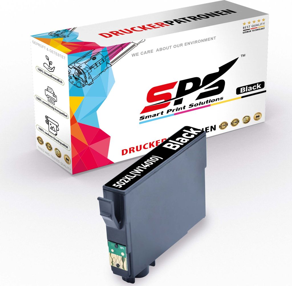 502XL Tintenpatrone Kompatibel für Epson Expression Home XP-5155 | 1x Schwarz