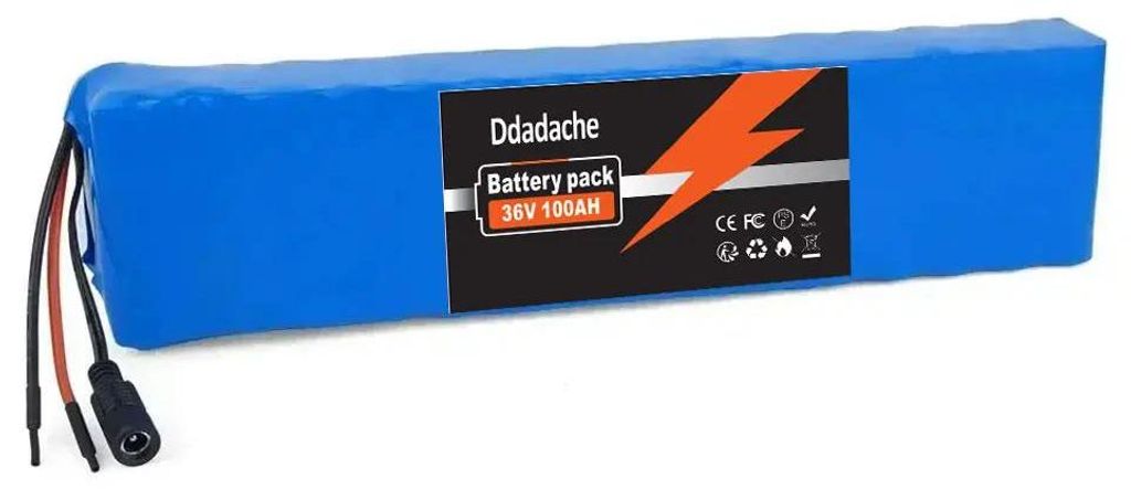 Li-Ion Akku E-Scooter - 36V 10S3P Batteriepack - 100Ah 100000mAh - Für Elektro Scooter E-Bike - XT60 JST Anschluss - Ladegerät 150–500W