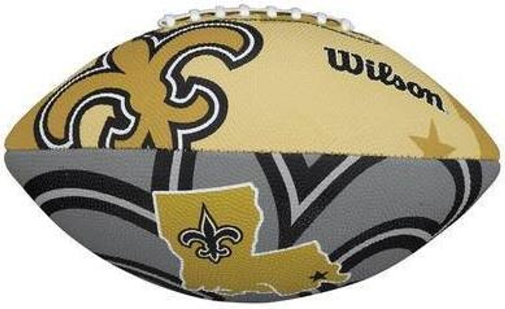 Wilson F1534XB NFL Team Logo Junior Club Saints Fanzone Artikel