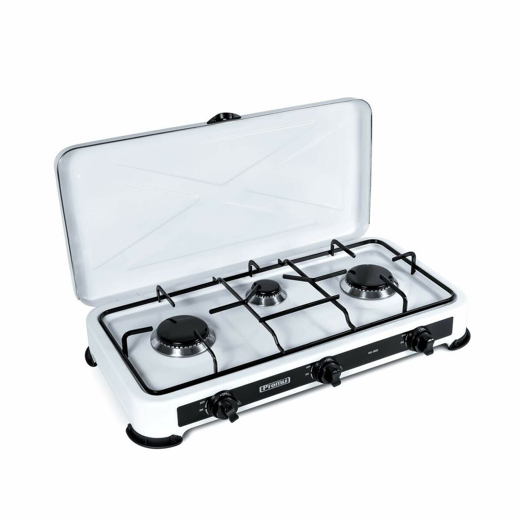 Cuisinière à gaz PROMIS KG300 BLANC SANS RÉDUCTEUR Image du produit 