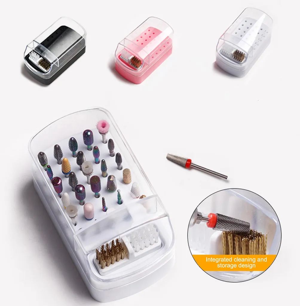 Espositore Smalti Professionale 2 in 1 | Organizzatore e Pulizia Unghie - 4