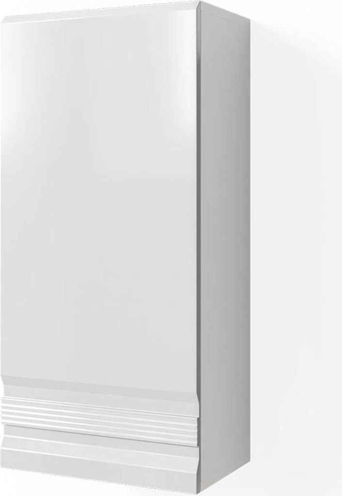 Skříňka do koupelny Vicco Fredd Bílá vysoký lesk 36.4 x 77 Obrázek produktu 