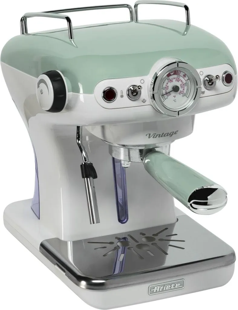 Ariete Vintage 1389 Verde Macchina Caffè Espresso Cialde e Polvere