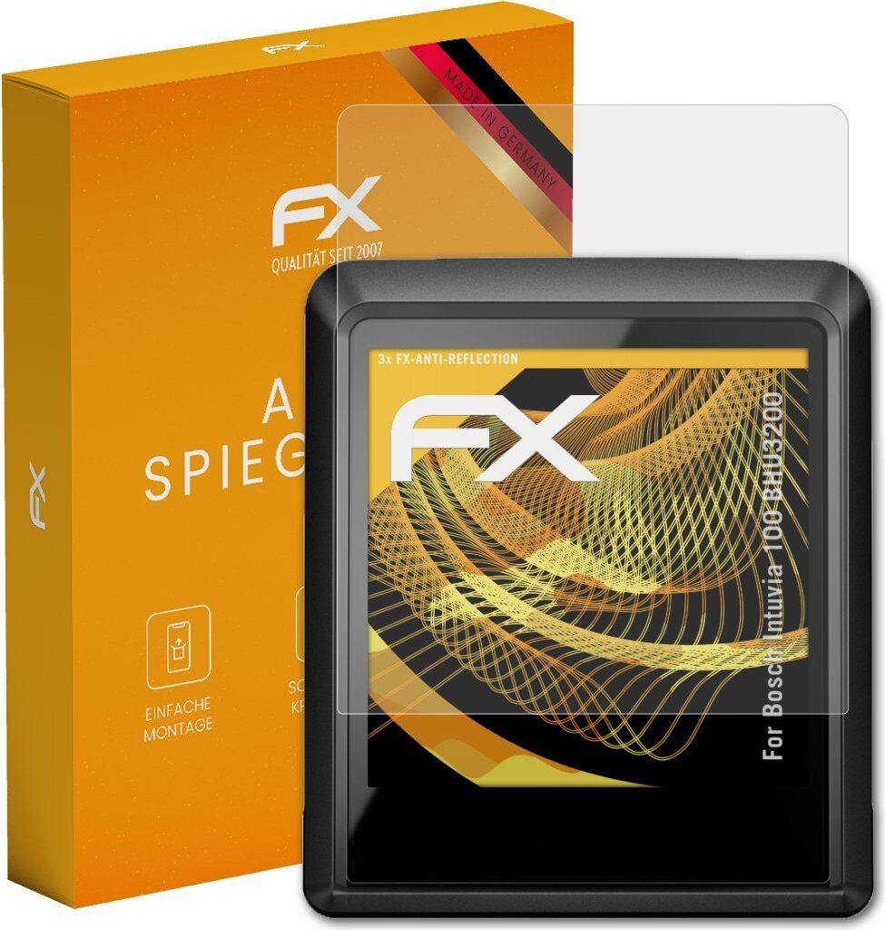 atFoliX FX-Antireflex 3x Schutzfolie kompatibel mit Bosch Intuvia 100 (BHU3200) Displayfolie