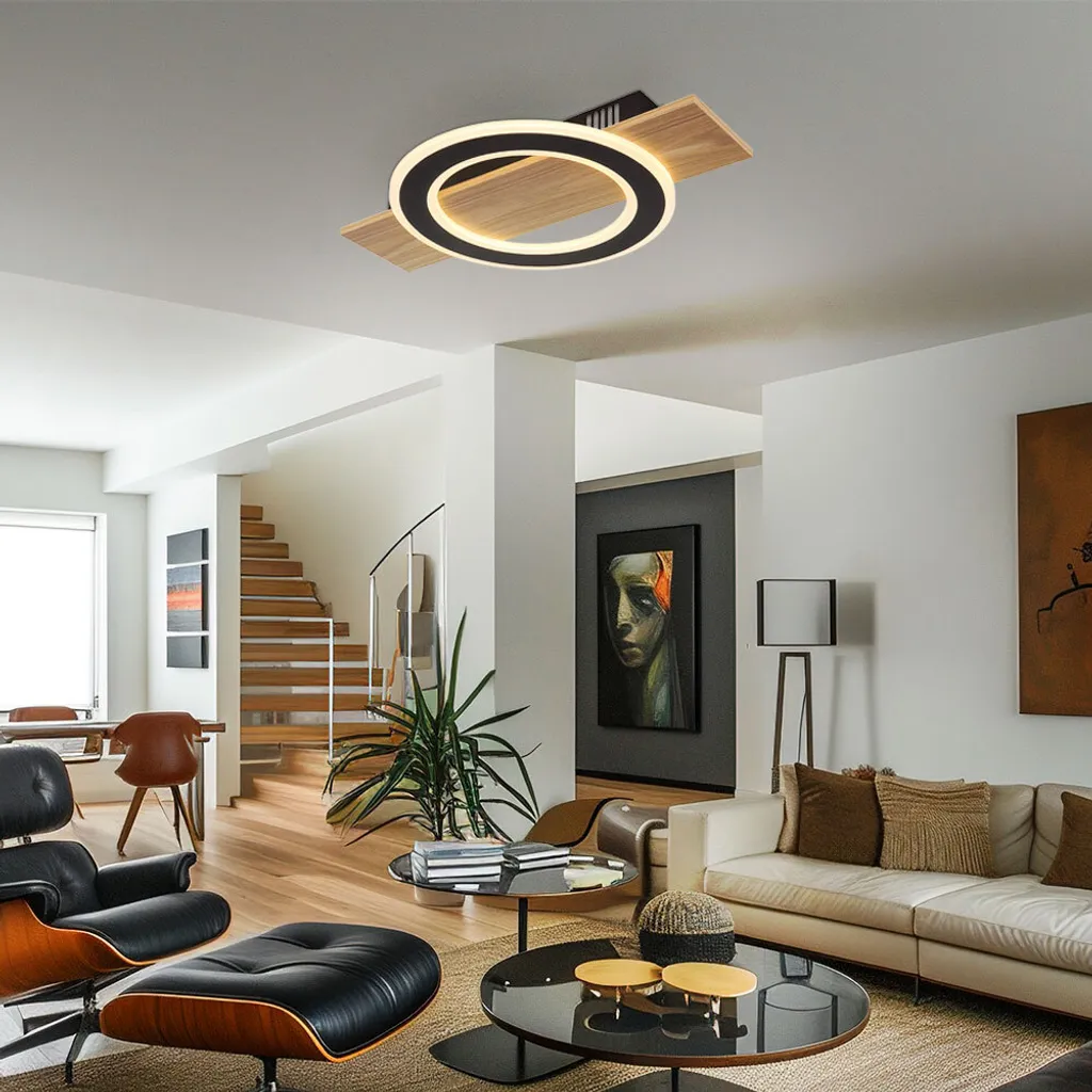 Plafonnier JAYDEN 18W avec LED Intégrée Globo 48038-18 Haute Luminosité