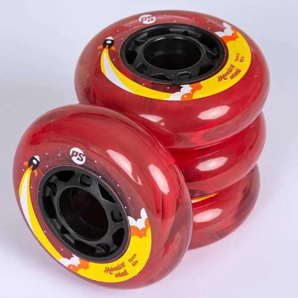 Roues Powerslide Adventure 76mm 80A pack de 4 pour roller en ligne - 6