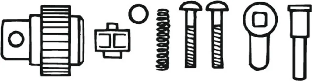 Set de maintenance pour tournevis et cliquet 3/4 Stahlwille 5520 20mm