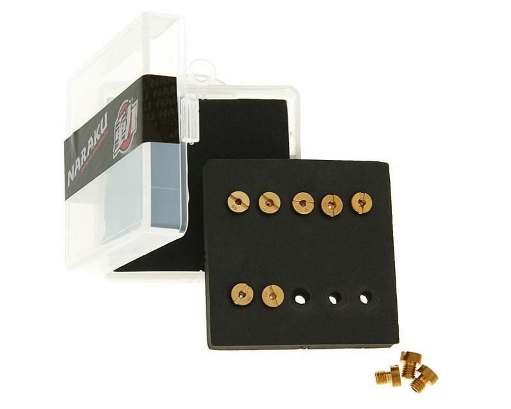 Set di getti principali Naraku per carburatore Dellorto M6 Immagine del prodotto 