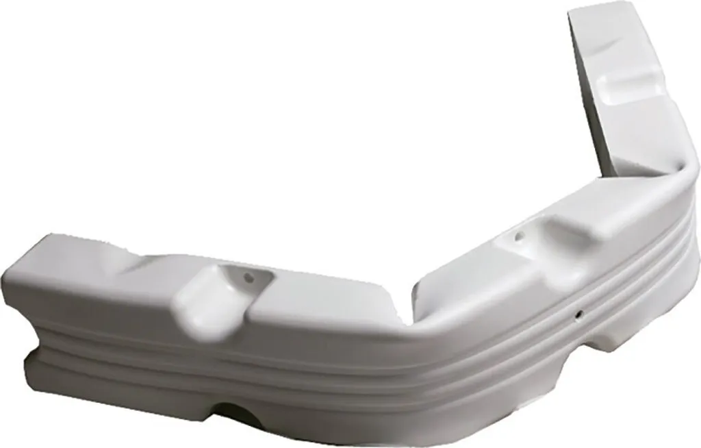 Pare-battage de quai flexible blanc 100 cm Talamex pour défense de coque