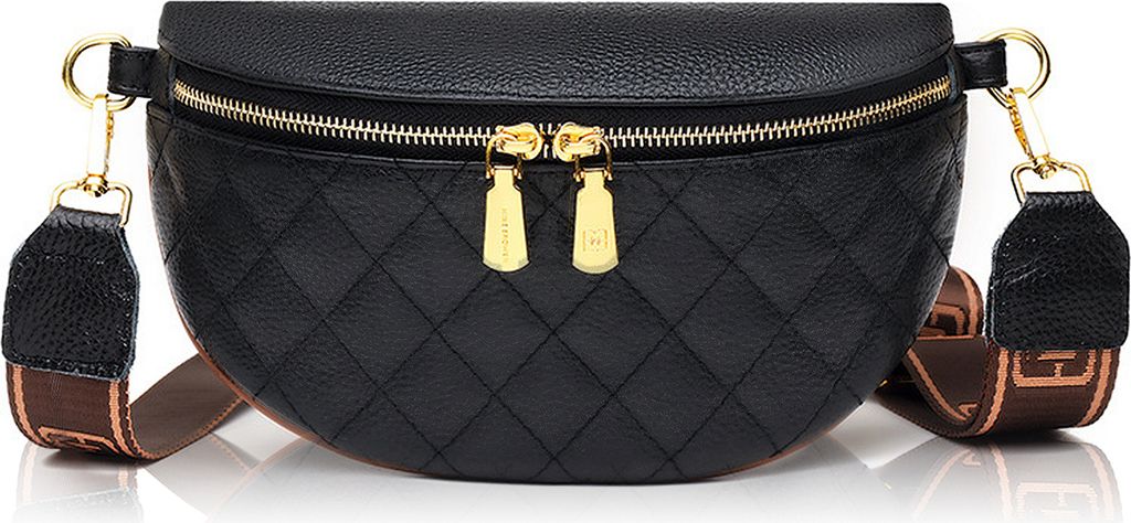 Mofut Schultertasche Bauchtasche Damen Stylisch Umhängetasche Crossbody Bag Gürteltasche, Damen Breiter Gurt Leder, Geschenke für Frauen