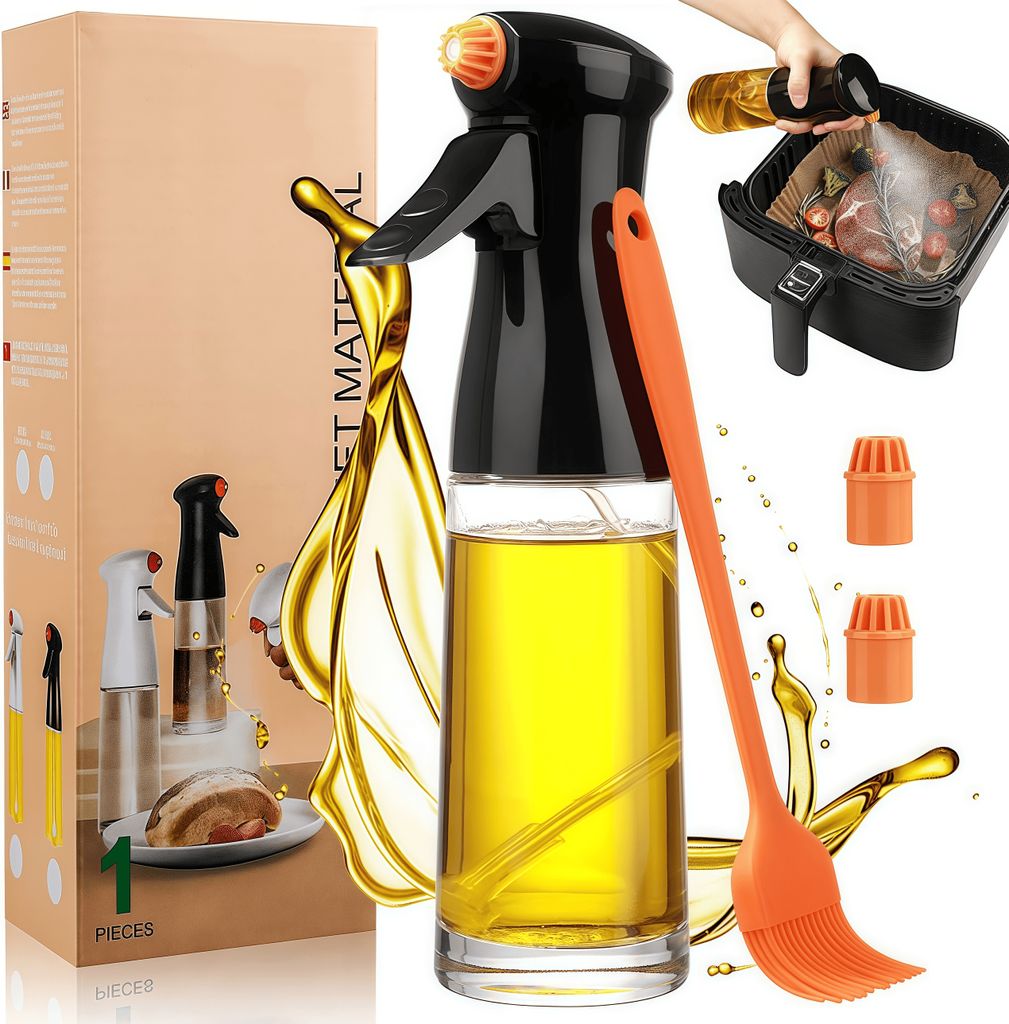 Ölsprüher, 2-in-1 Ölspender zum Kochen, Öl Sprühflasche Produktbild 