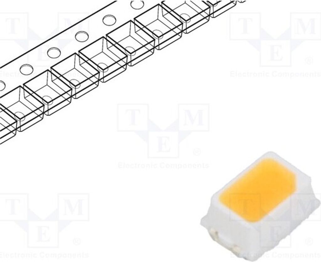 10x LED warmweiß 90 2600-2870K SMD Mini PLCC2,2014 4÷8lm 120° RF-W27TK14DS-EC-Y LE