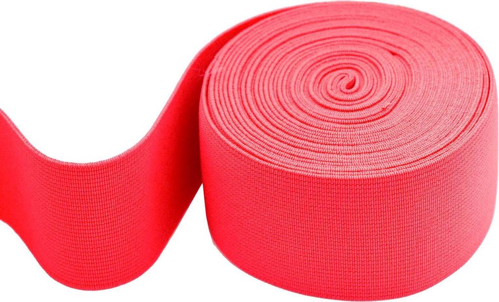 5m Gummiband 50 mm Gummilitze elastisches Band Bekleidungsgummi