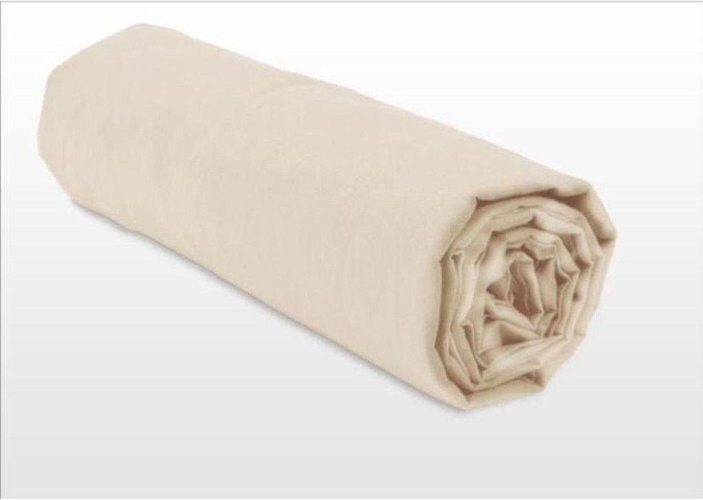 Spannbettlaken aus 100 % Baumwolle – 160 x 200 cm + 30 cm tiefe Tasche