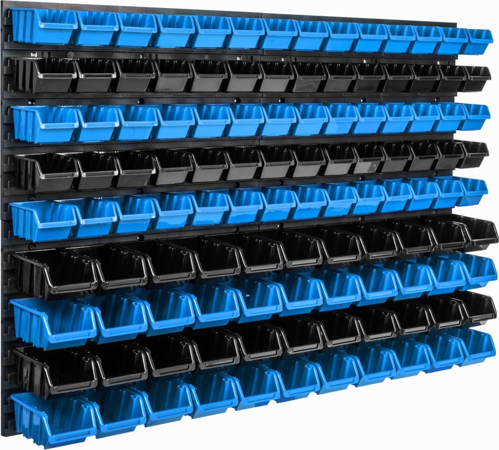 Lagersystem Wandregal 1152 x 780 mm | 114 stck. Box | Produktbild