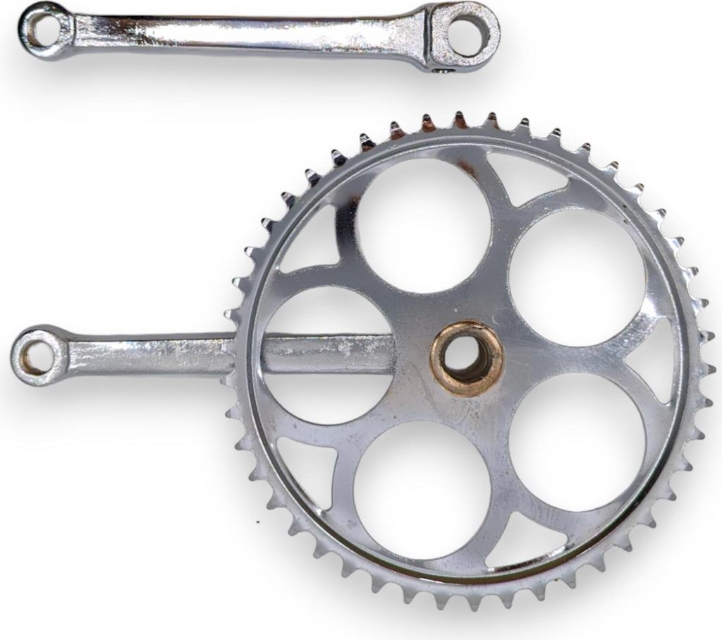 Vintage Singlespeed Tretkurbel 46 Zähne Stahl Produktbild 5