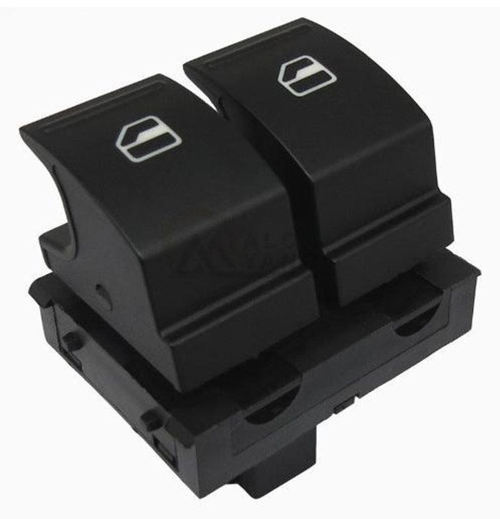 Doppelknopf-Schalter für elektrische Fensterheber für Volkswagen VW Caddy, Golf 5, Passat 2K0959857 / 1K3959857A
