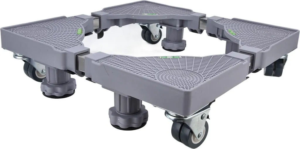 Socle Mobile pour Lave-linge et Sèche-linge - Chariot à Roues Réglable