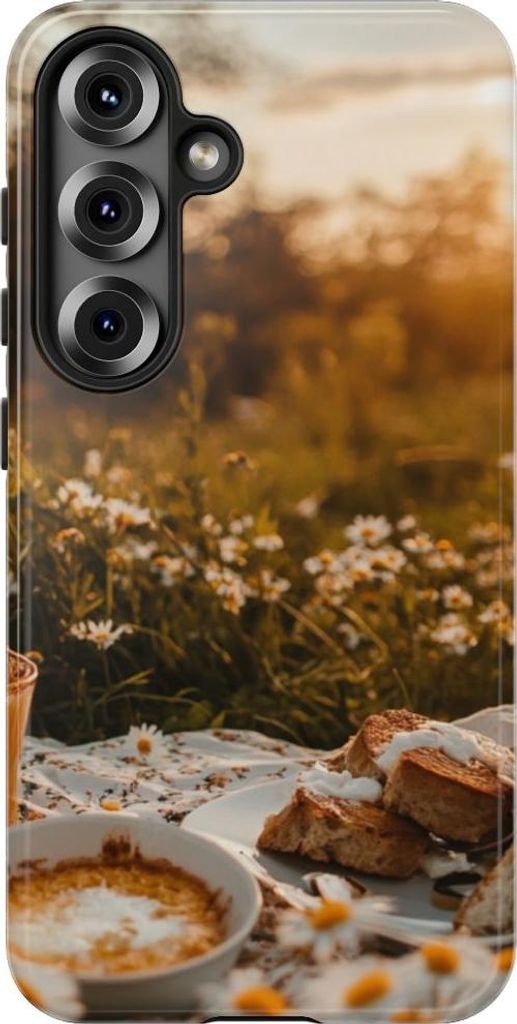 Sonniges Gänseblümchenfeld – Hülle Kompatibel mit Samsung Galaxy S25