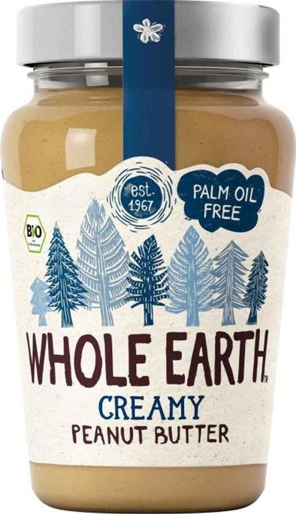 Whole Earth  Peanut Butter Creamy Erdnussbutter Packung Produktbild 