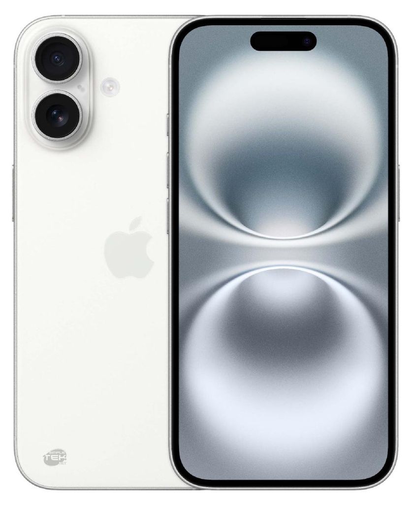 iPhone 16 d'Apple 6.1" 128Go Blanc Image du produit 