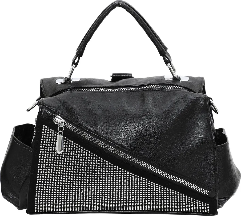 Borsa da donna NAEMI - nero argento