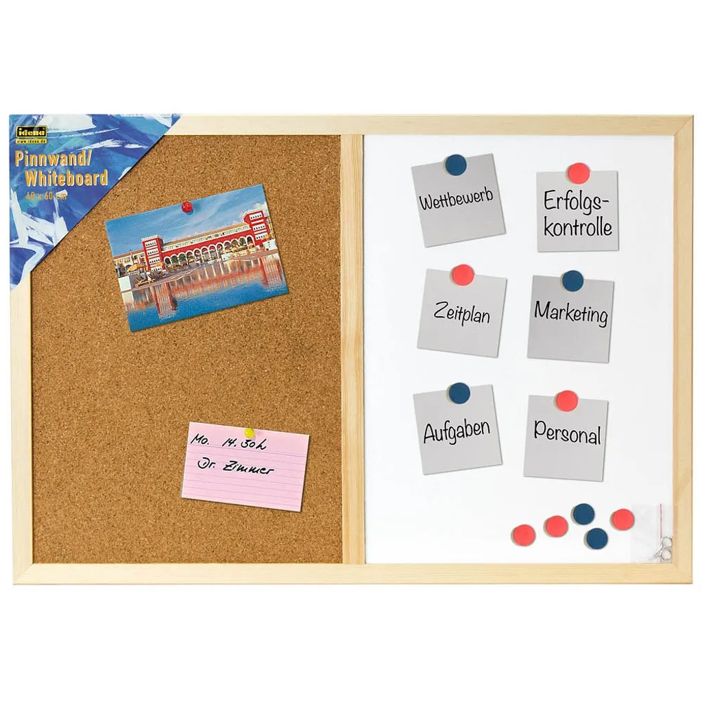 Tableau mémo mural anti-oubli pour centraliser vos notes et papiers