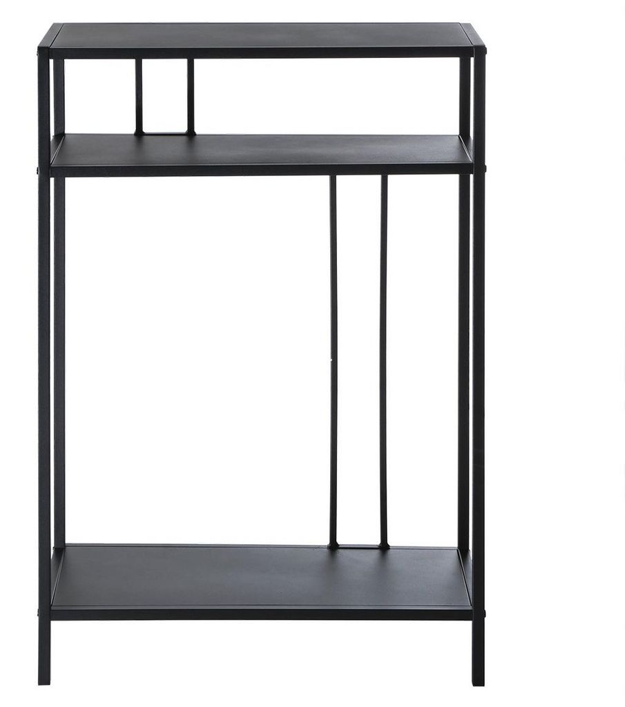 CALICOSY -  Hohe Konsole aus schwarzem Metall H90 cm - OLLI Produktbild 