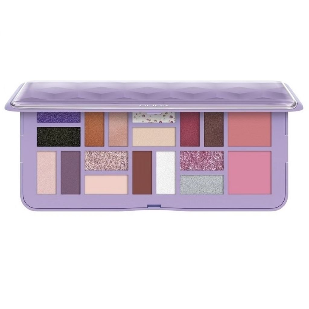 PUPA Milano Palette L 3D Effects, Frauen, Multi, Puder, Natürlich, Liliac, Palette
