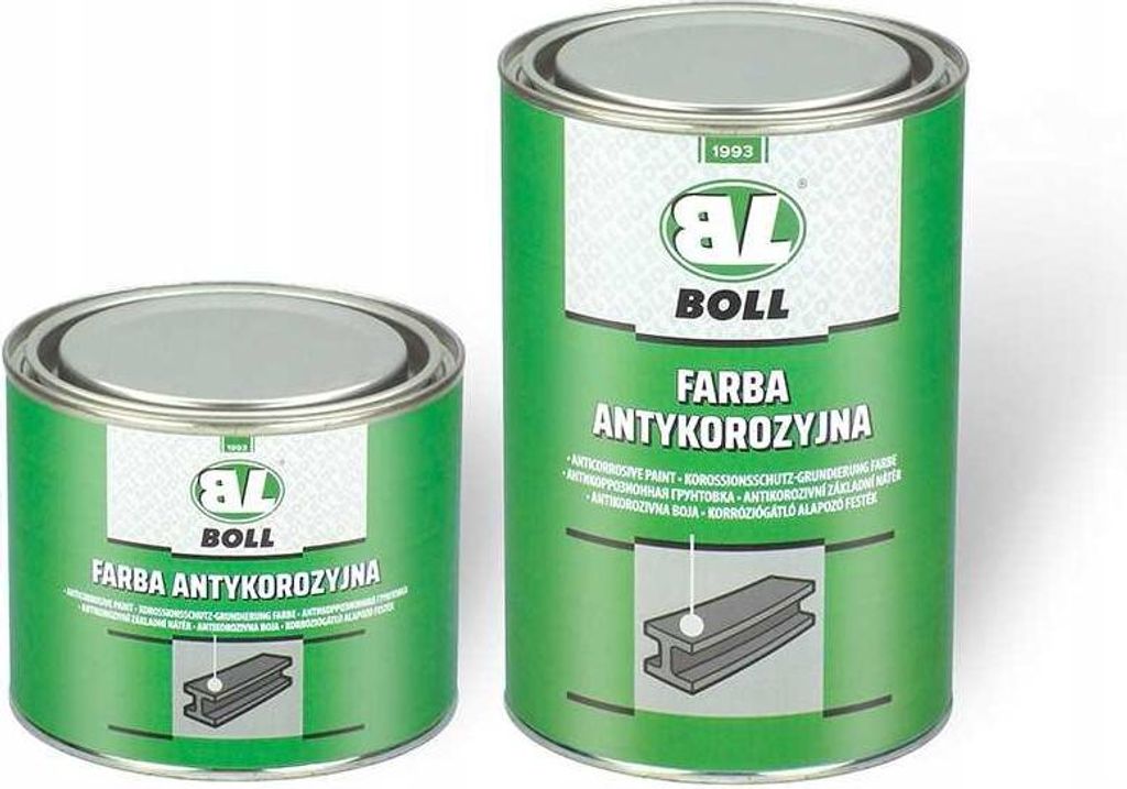BOLL Korrosionsschutzfarbe rot 1 ltr