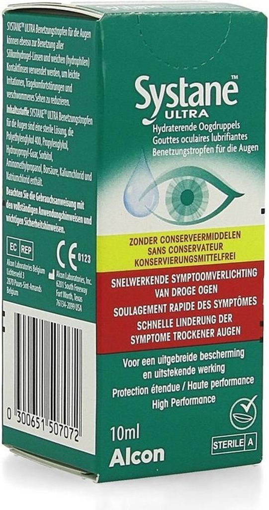 Alcon Systane Ultra Gleitende Augentropfen 10 ml