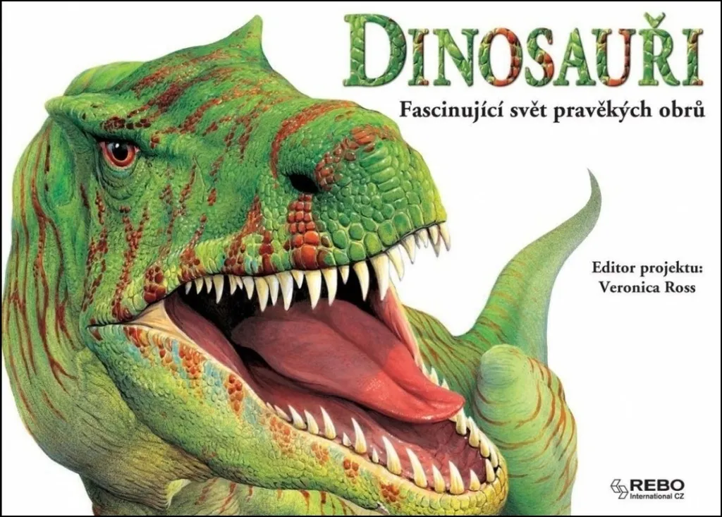 Grand livre Dinosauři avec illustrations réalistes de la Préhistoire