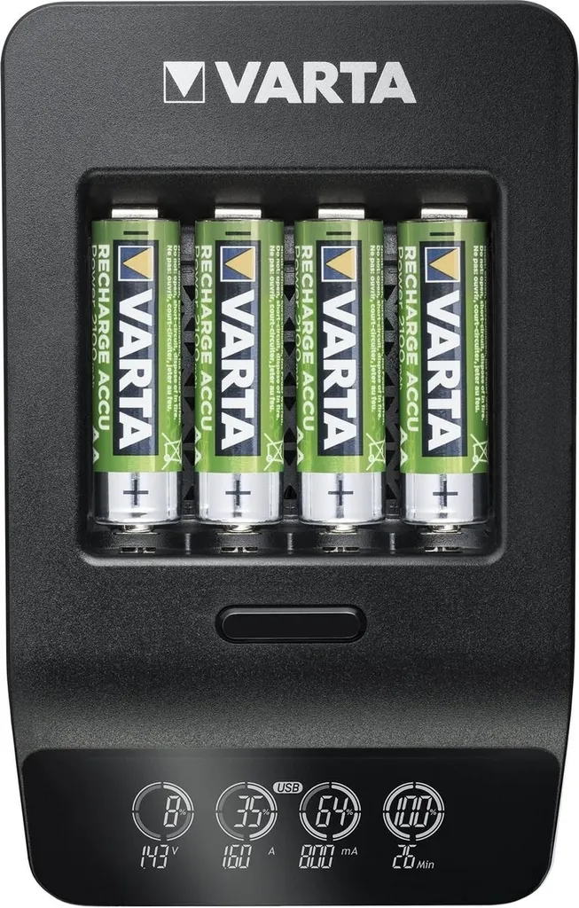 Finissez-en avec les piles vides grâce au Varta LCD Smart Charger+ Type 57684