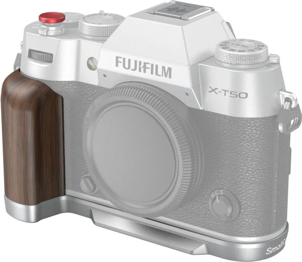 Poignée latérale en bois et métal pour appareil photo Fujifilm X-T50