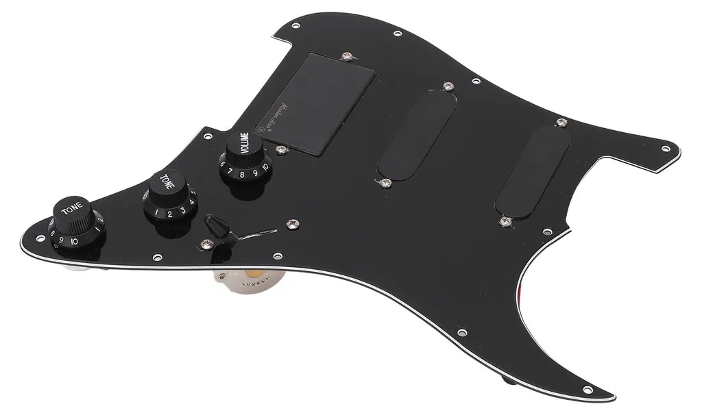 Kit micros guitare SSH actifs avec capots et vis de montage - Noir
