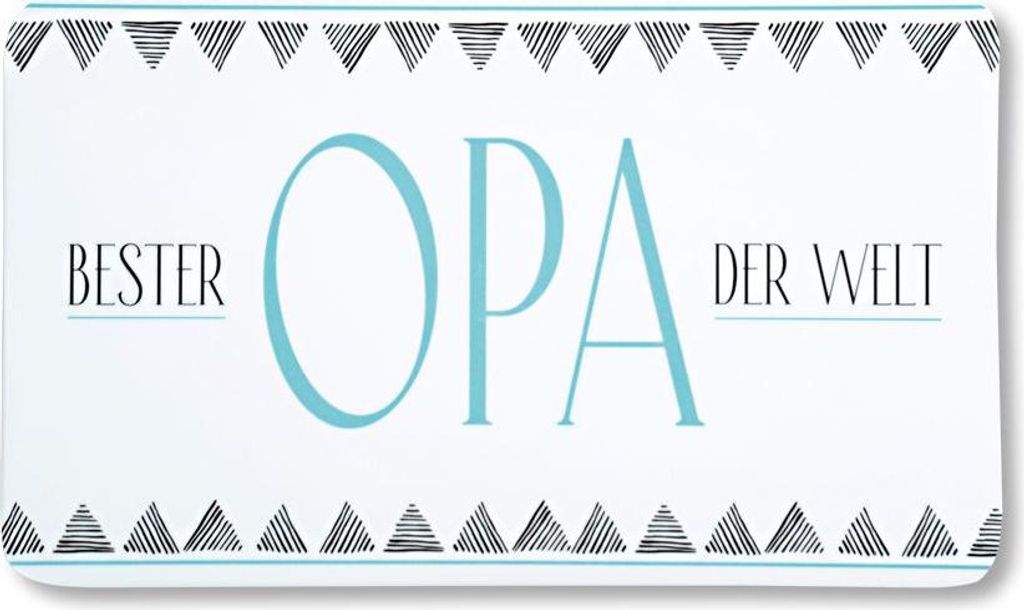 Kesper Frühstücksbrettchen Bester Opa der Welt 23 x 14 cm Produktbild 