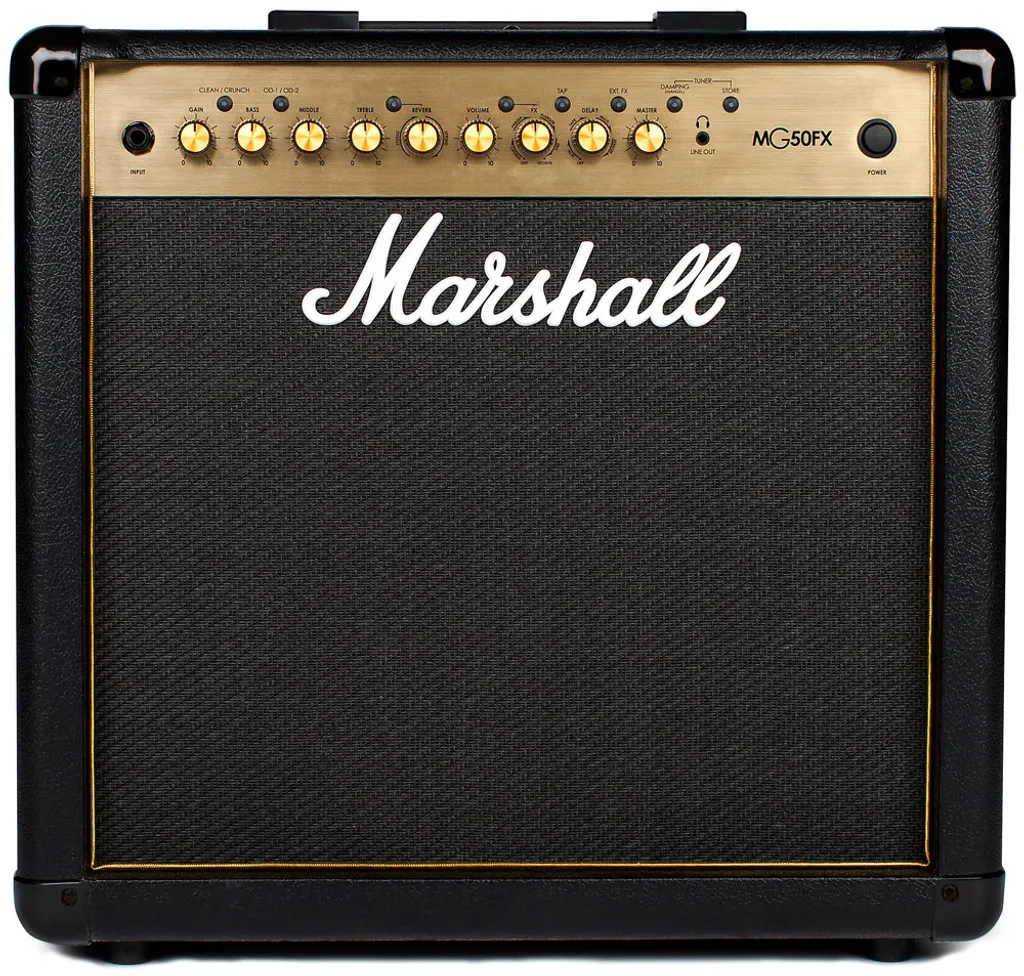 Amplificateur Marshall MG50GFX Gold Combo 50W avec Haut-parleur 12 Pouces
