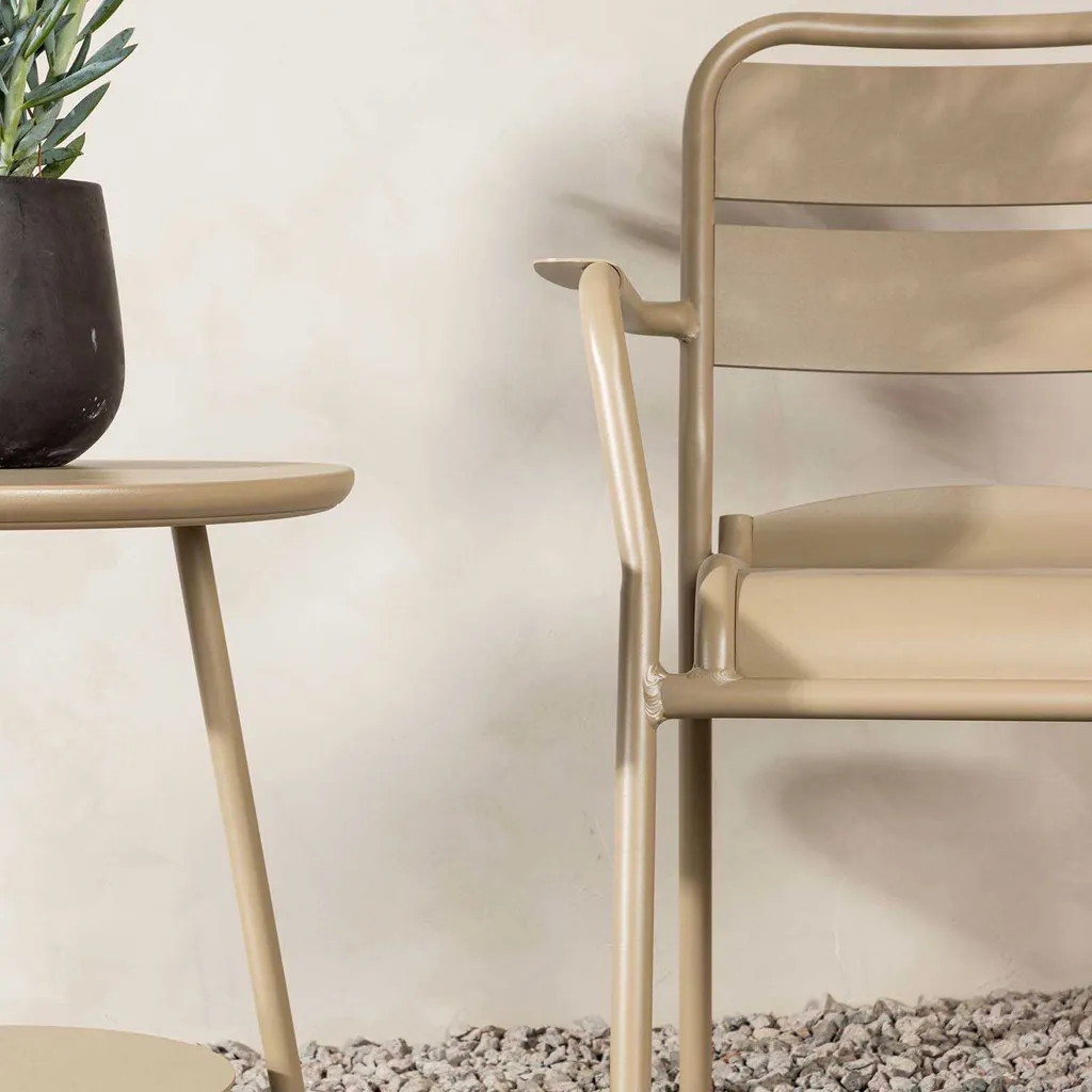 Faro ensemble de salon 3 parties beige : canapé et fauteuils élégants - 11