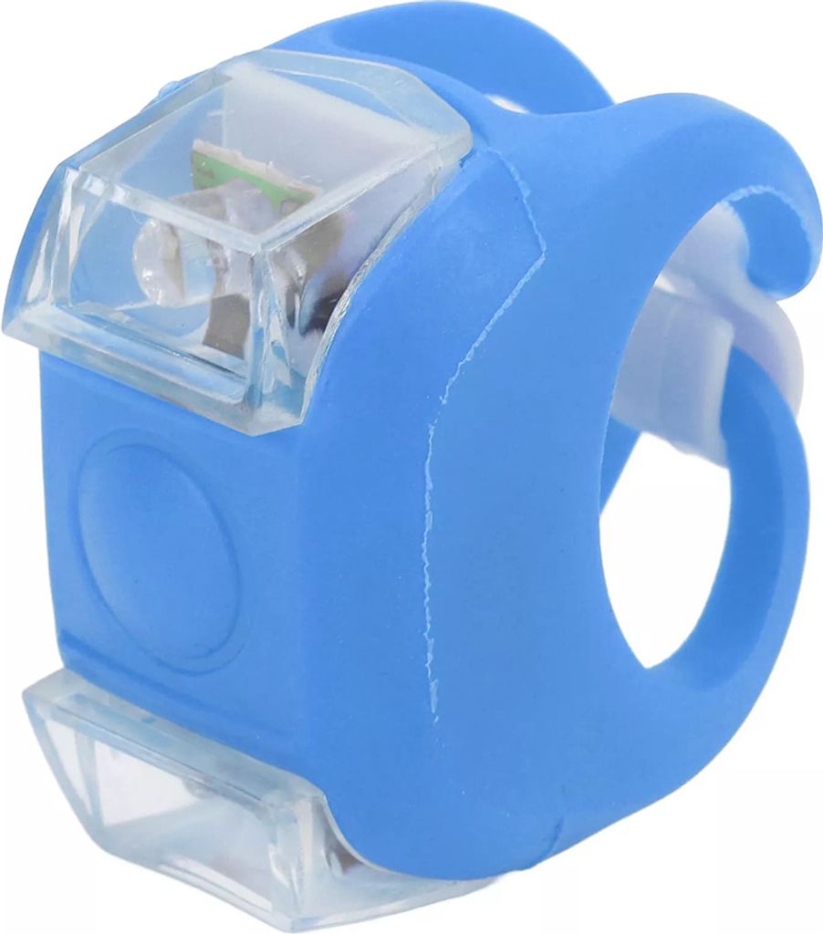 Techsuit Fahrradlicht Set 2 LED Lichter in Blau fr Sicherheit und Sichtbarkeit KP37065