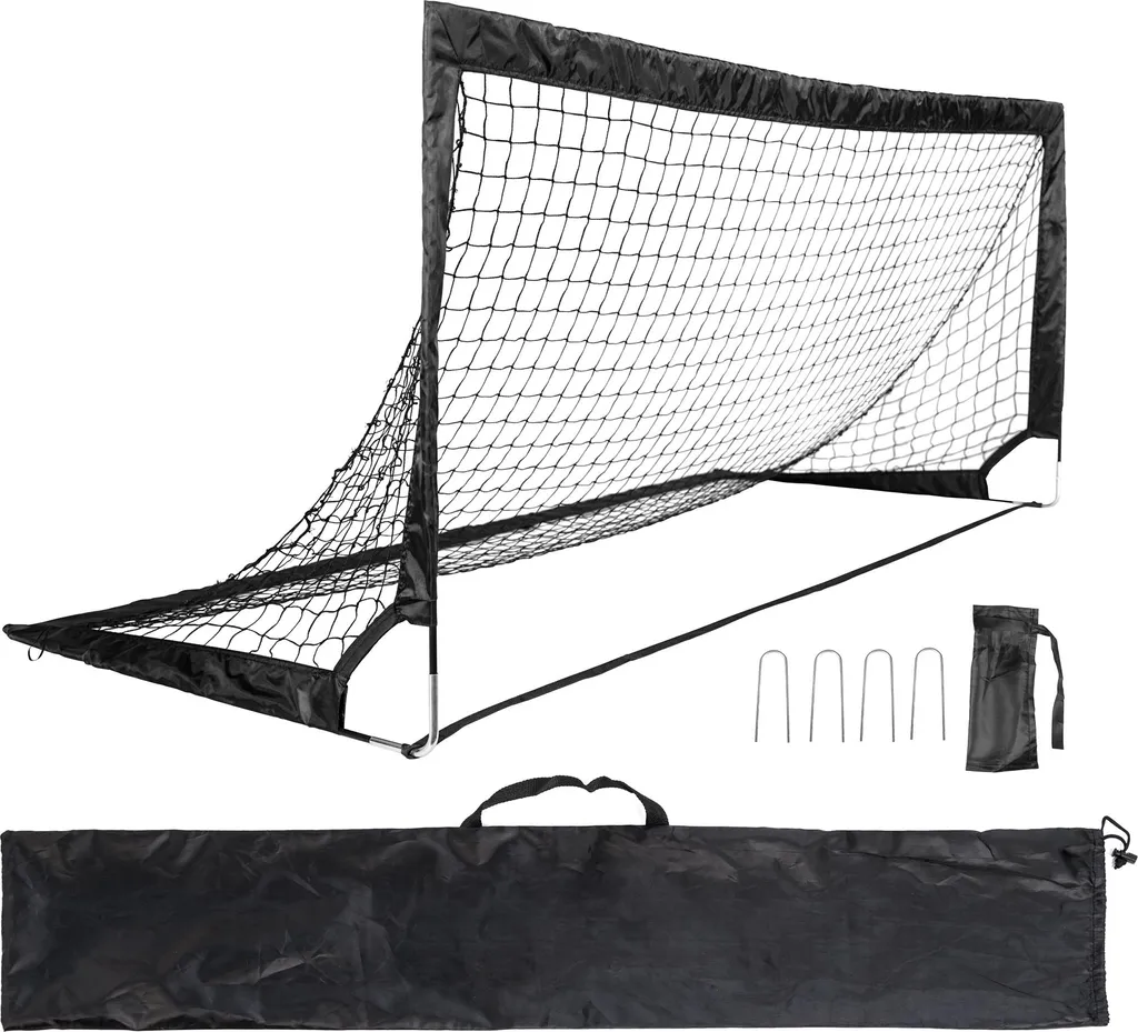 But de football pliable Master Quick Set XL 200x90cm solide et sans outil