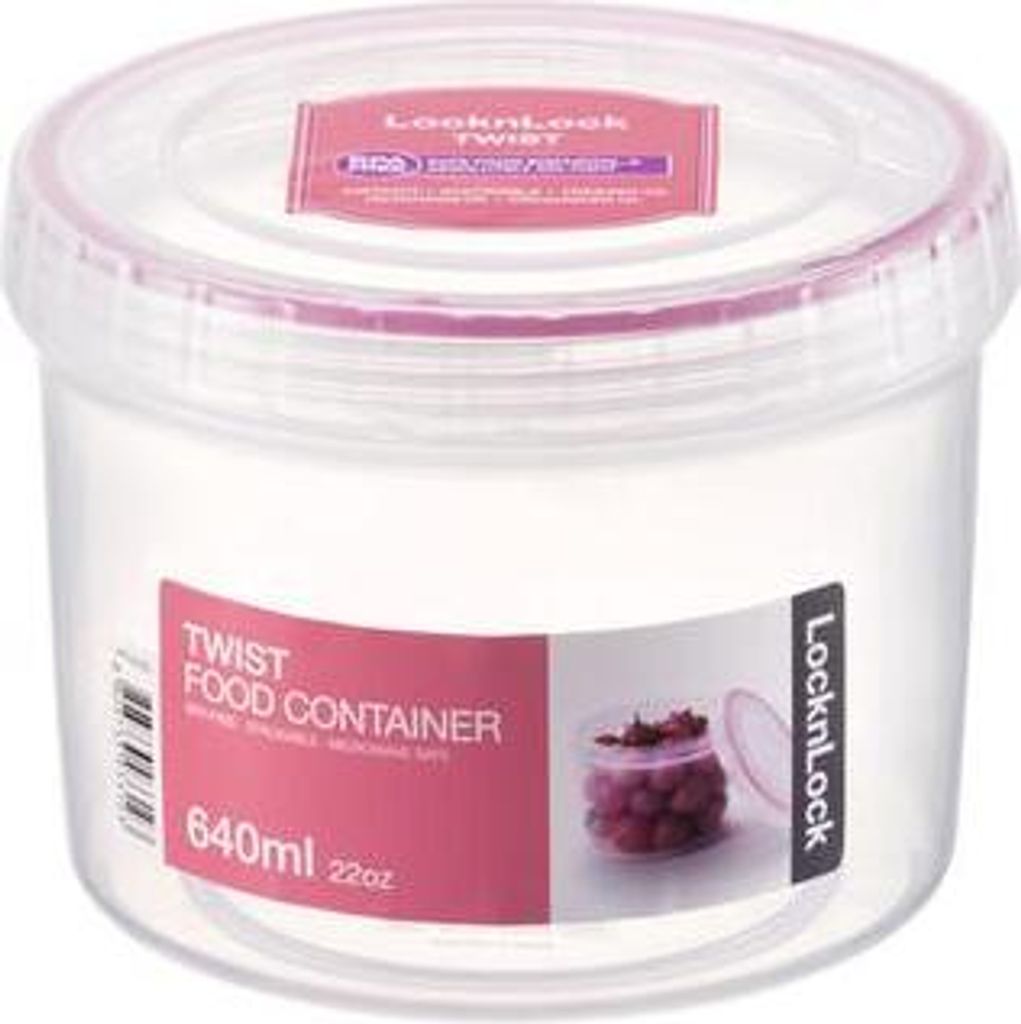 Lock & Lock LLS131, Behälter, Rund, 0,64 l, Transparent, Produktbild 