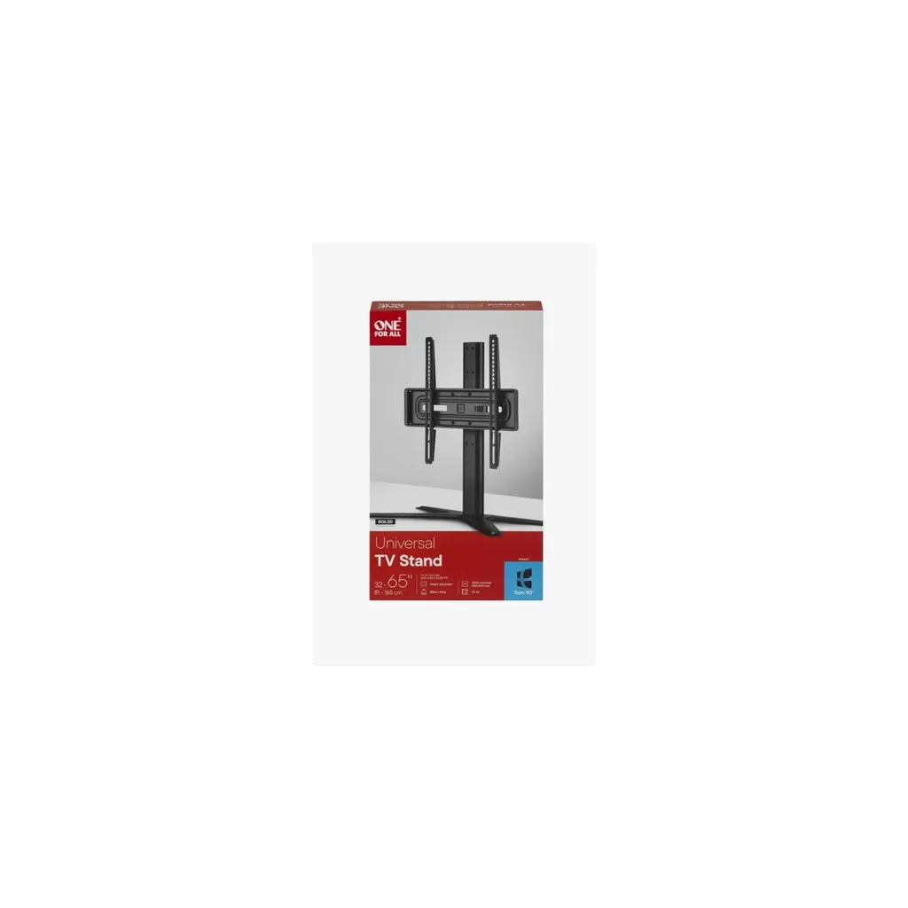 One for All WM4471 Support TV de Table Solid Turn 90 pour Écrans 65 - 14