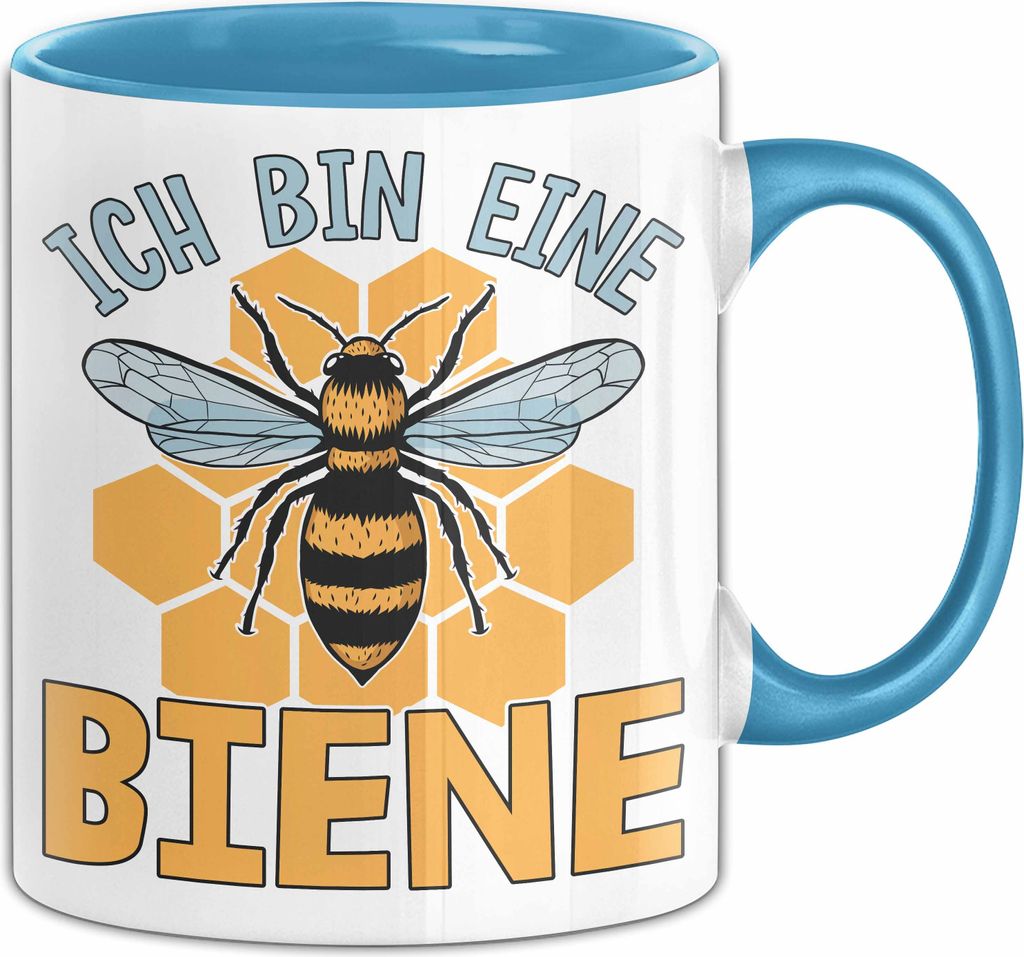 Imker Tasse Geschenk Ich Bin Eine Biene Geschenkidee Bienen-Liebhaberin (Blau)