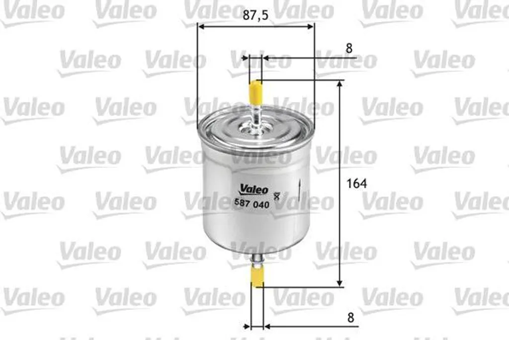Filtre à essence Valeo 587040 compatible avec Volvo XC90 et Gamme V40