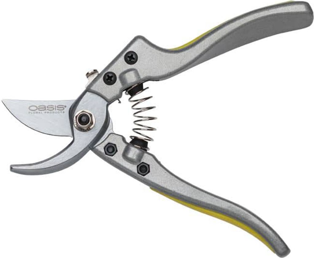 Oasis Profi-Gartenschere 20cm - Ergonomische Baumschere mit rutschfestem Griff für Garten, Rosen & Hecken