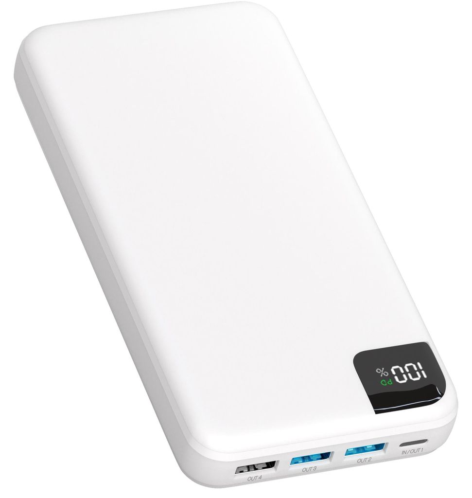 Strex Powerbank Blanc - 27.000 mAh - Charge rapide 22.5W - Image du produit 