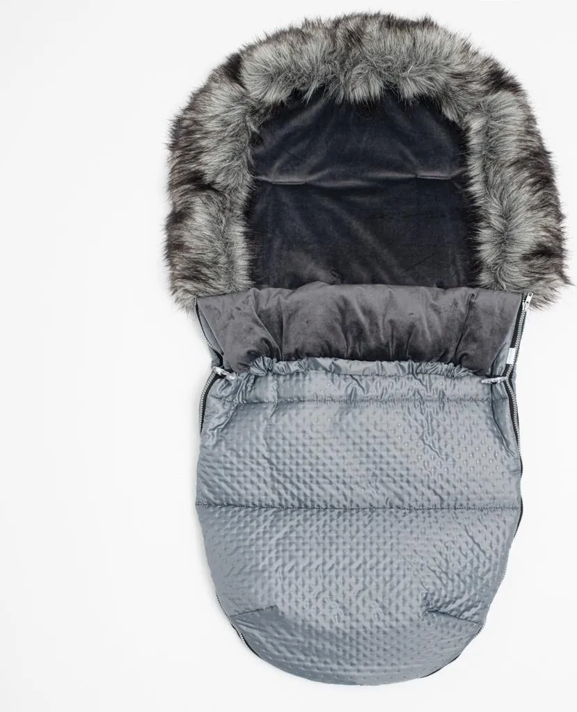 Veste Bébé Anti-Froid Graphite - New Baby Lux Fleece Douillette