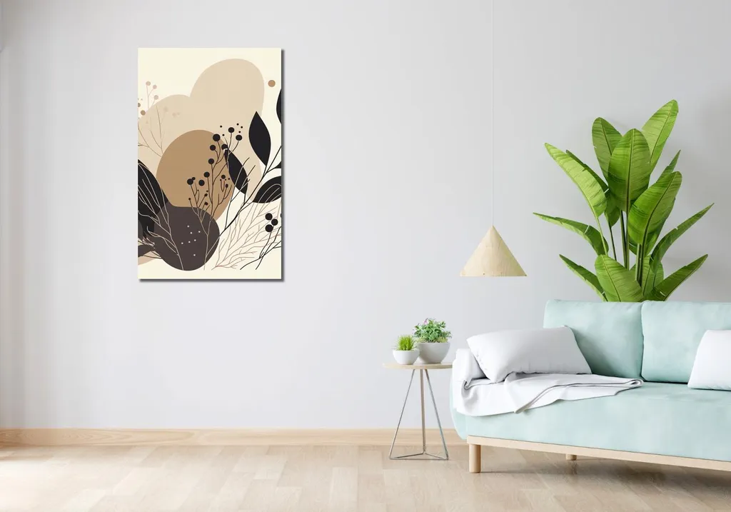Déco Murale Salon Harmonica de la Nature 60x100 cm : Ambiance Zen - 2