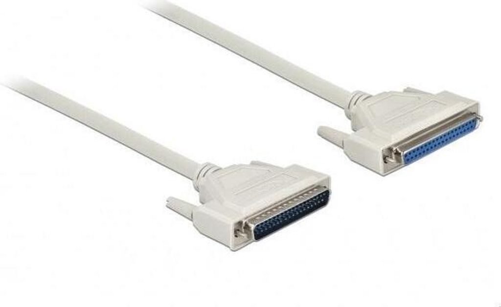 Delock Serielles Kabel D-Sub 37 Stecker zu Buchse 1 m